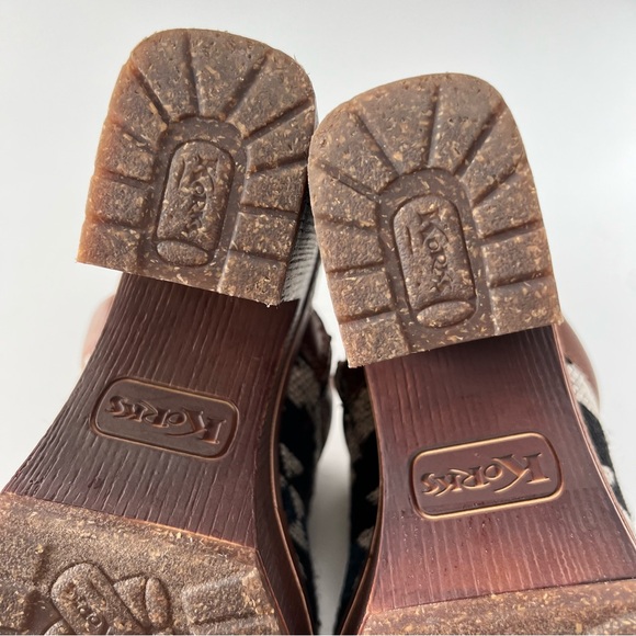 Kork-Ease Korks Lori Clog Mule Geometric Print Aztec Southwestern Boho size 7 - Picture 12 of 15